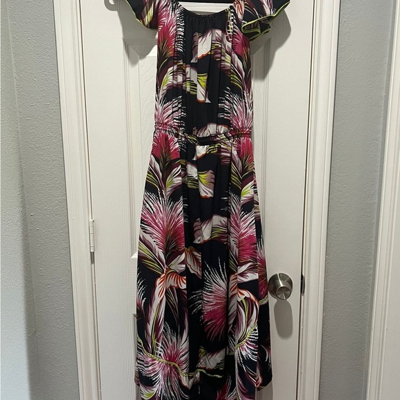 🌺 ASOS Tropical Off-Shoulder Maxi Dress - Picture 6 of 11